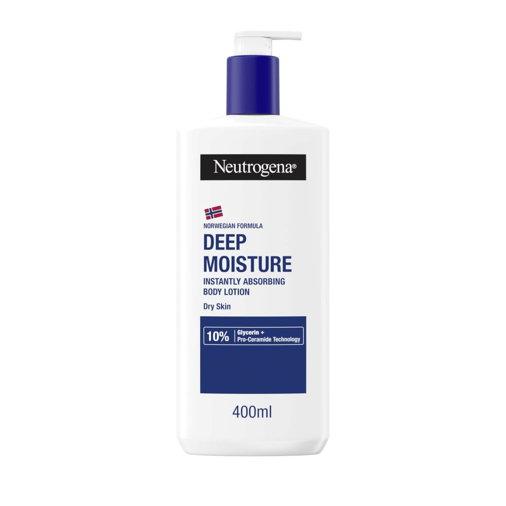 Neutrogena® Norwegian Formula® Deep Moisture Fast Absorbing Body Lotion Γαλάκτωμα Βαθιάς Ενυδάτωσης Άμεσης Απορρόφησης 400ml​