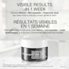 Rapid Wrinkle Eye jar with the text, 'visible results in 1 week' and more benefits of the product.
