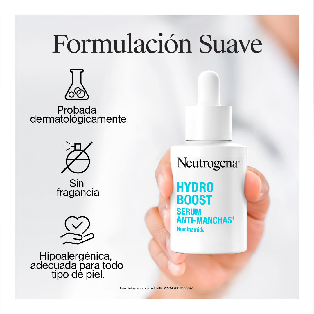 Serum Facial Anti-manchas Neutrogena® Hydro Boost® Niacinamida y Ácido Hialurónico 30ml