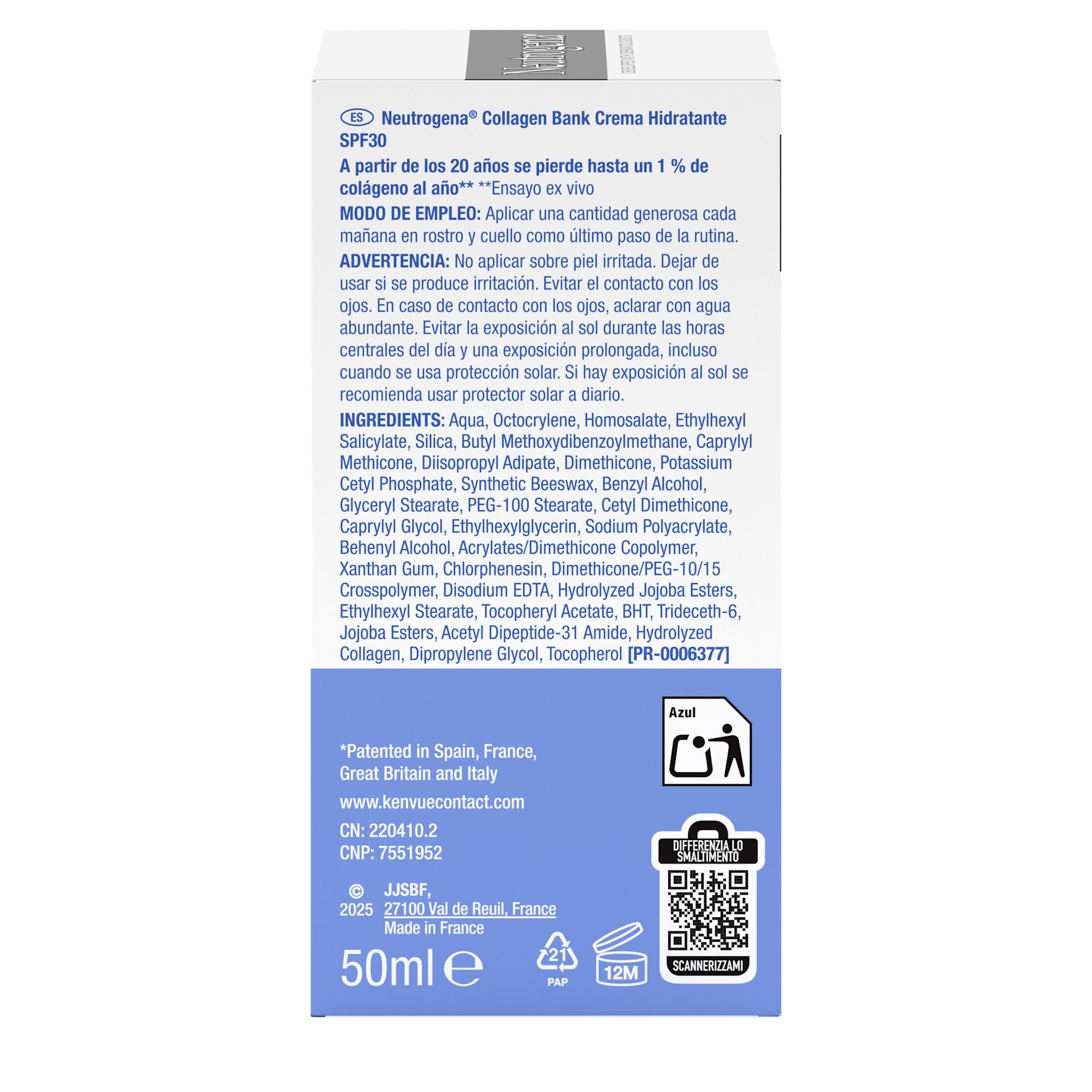 NEU EMEA ES 3574661840390 90669700 CB SPF MOIST 50ml 003