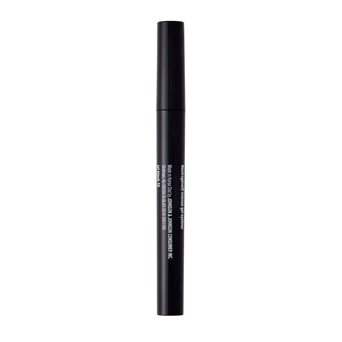 Neutrogena® Intense Gel Eyeliner, Jet Black 10, back of pack