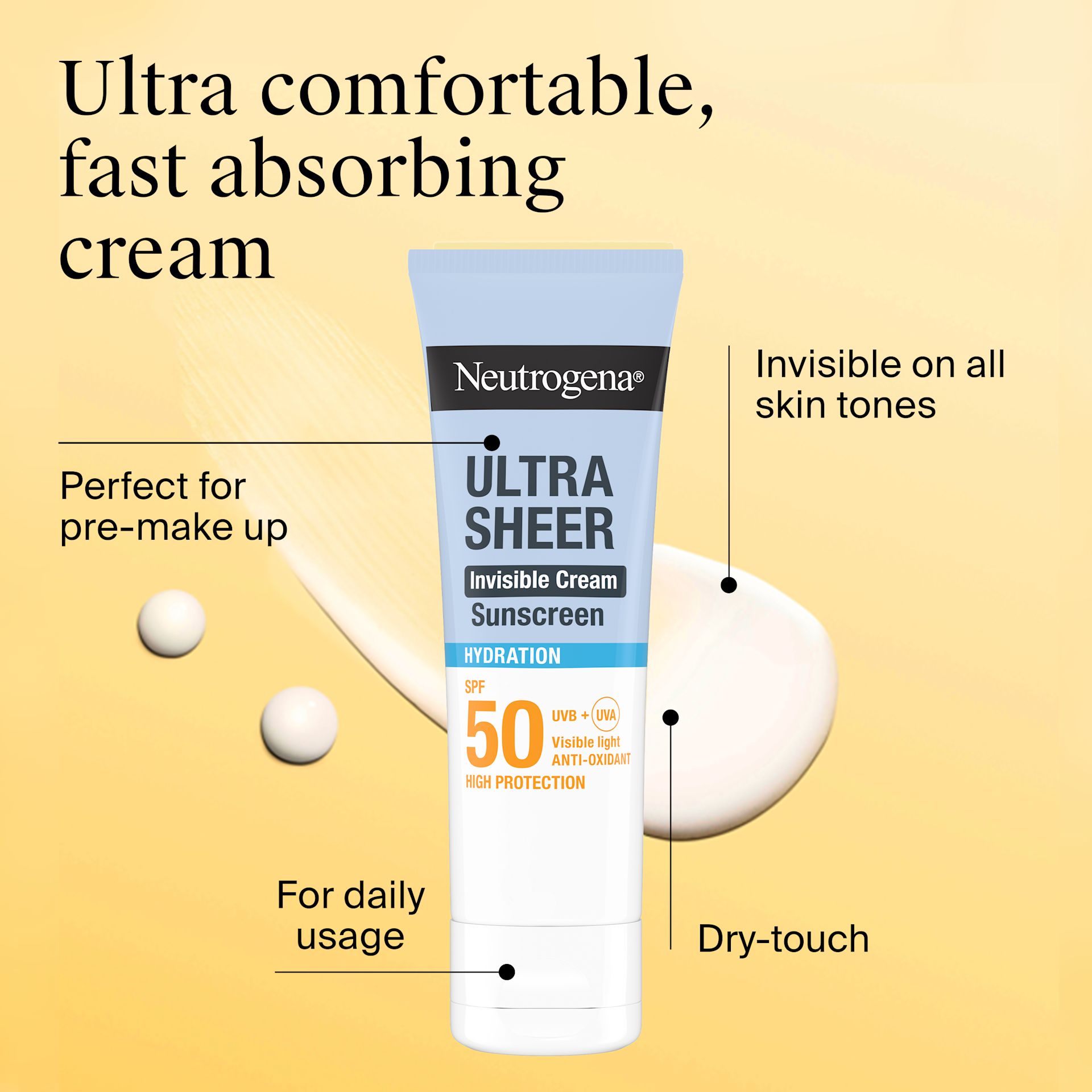 Ultra Sheer Invisible Hydration Cream