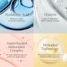 Hyluronic Acid binds to water to boost hydration. Glycerin \locks in hydration within skin's surface. Supercharged Antioxidant Complex helps defend against external aggressors and Helioplex® Technology provides broad spectrum UVA & UVB protection.
