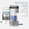 Deux pots (ancien et nouveau) de crème régénératrice Correcteur de rides express et texte disant «Nouveau look. Même formule éprouvée en clinique.»