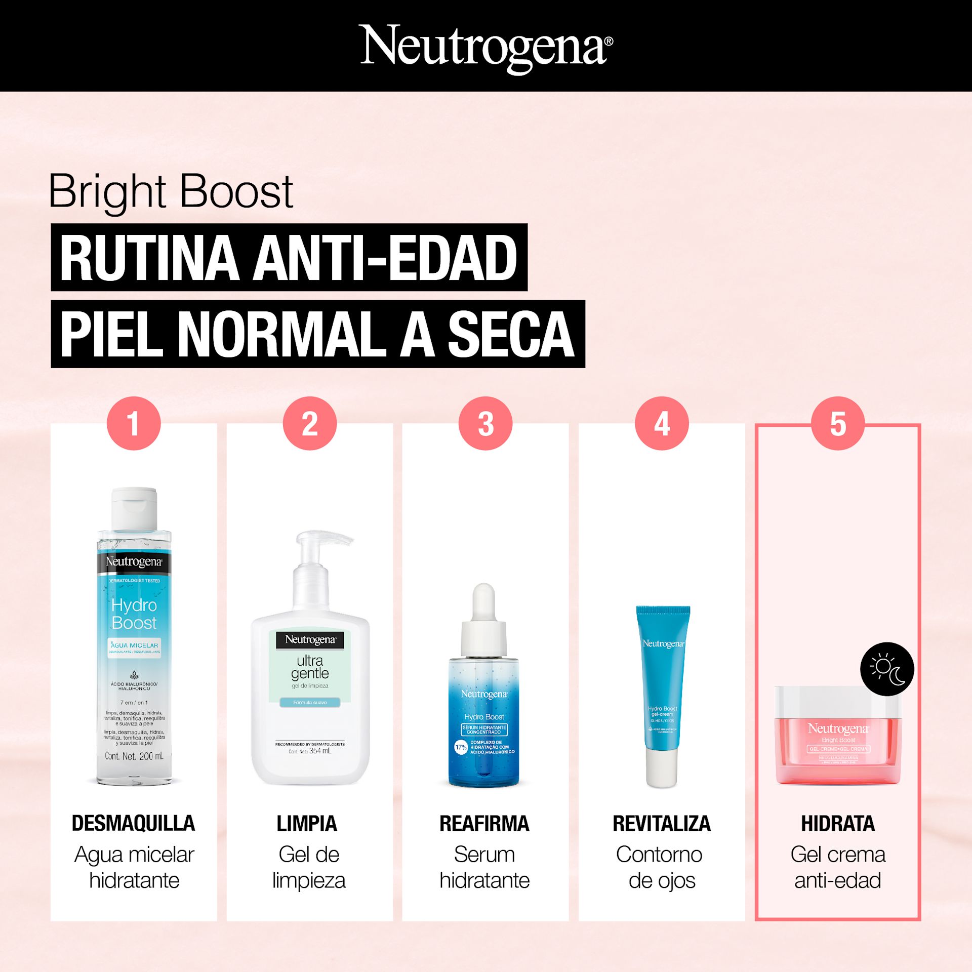 NEUTROGENA® Bright Boost Gel Face Cream 50g - Image 7 - Neutrogena - es-AR