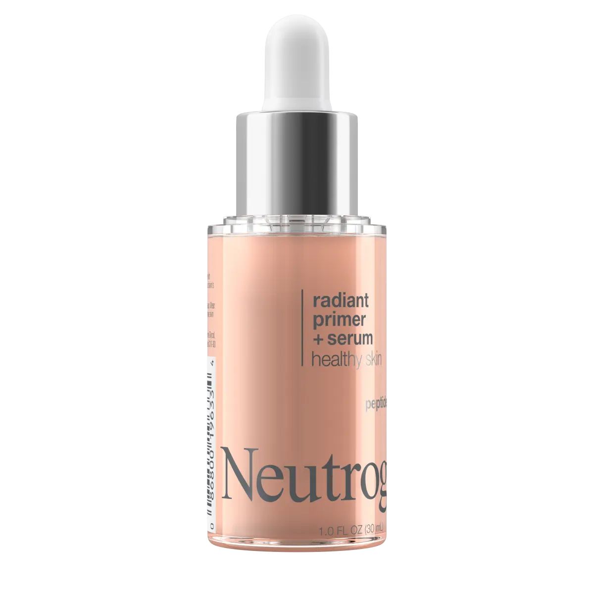 Neutrogena® Healthy Skin Radiant Primer + Serum, 1.0 Fl. Oz, left angled package view