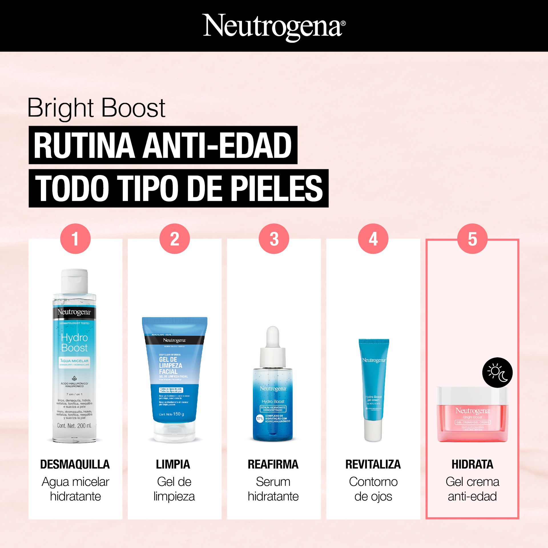 NEUTROGENA® Bright Boost Gel Face Cream 50g - Image 6 - Neutrogena - es-AR