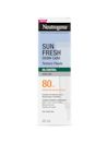 Protetor Solar Facial NEUTROGENA SUN FRESH® Derm Care Oil Control Fluido Sem Cor FPS 80 40mL