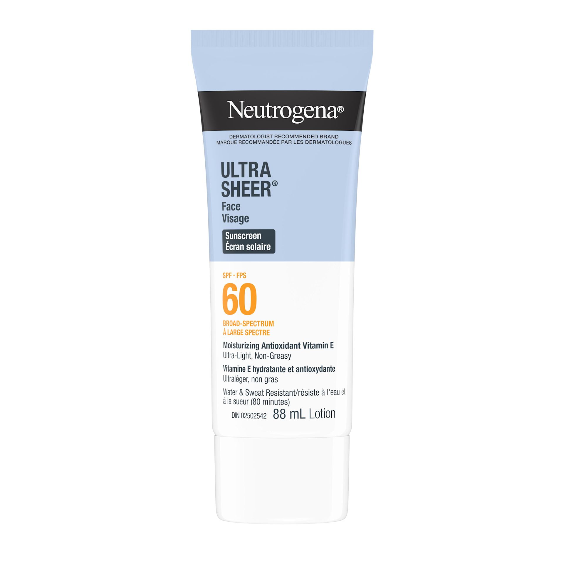NEUTROGENA® ULTRA SHEER® Face Sunscreen SPF 60