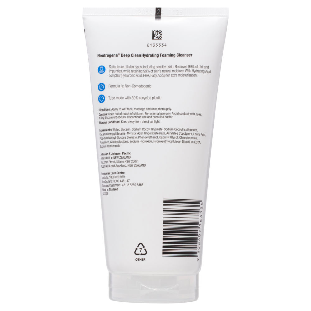 Neutrogena Deep Clean Hydrating Foaming Cleanser - 2