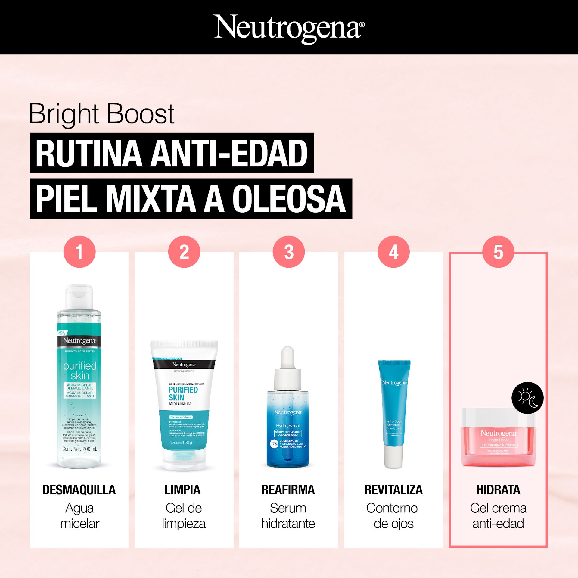 NEUTROGENA® Bright Boost Gel Face Cream 50g - Image 8 - Neutrogena - es-AR