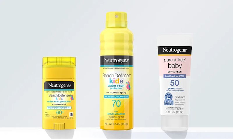 Neutrogena® Kids & Baby Sunscreen and Sun Lotion Product Line
