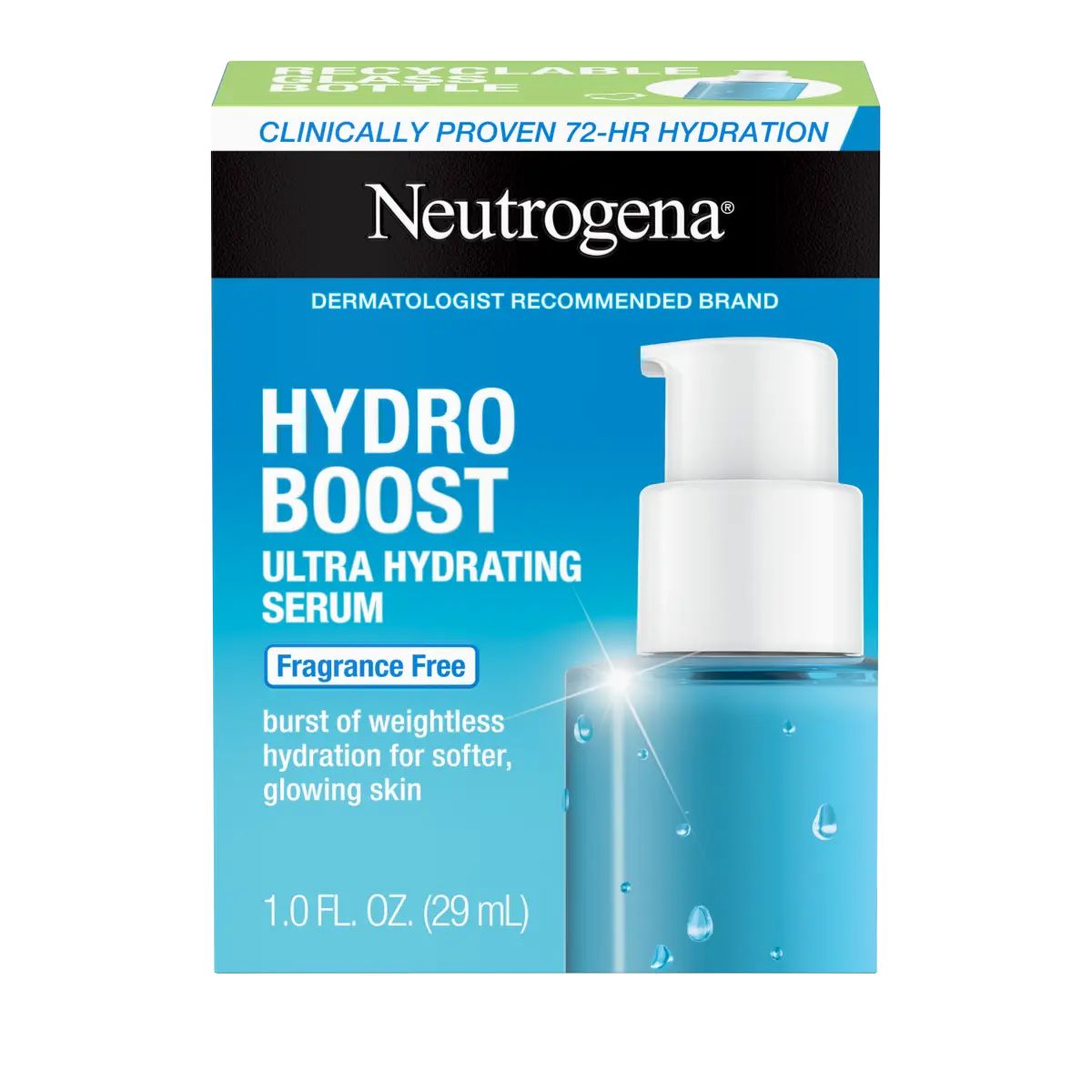 Neutrogena Neutrogena® Hydro Boost Ultra Hydrating Serum with Hyaluronic Acid Front of the package
