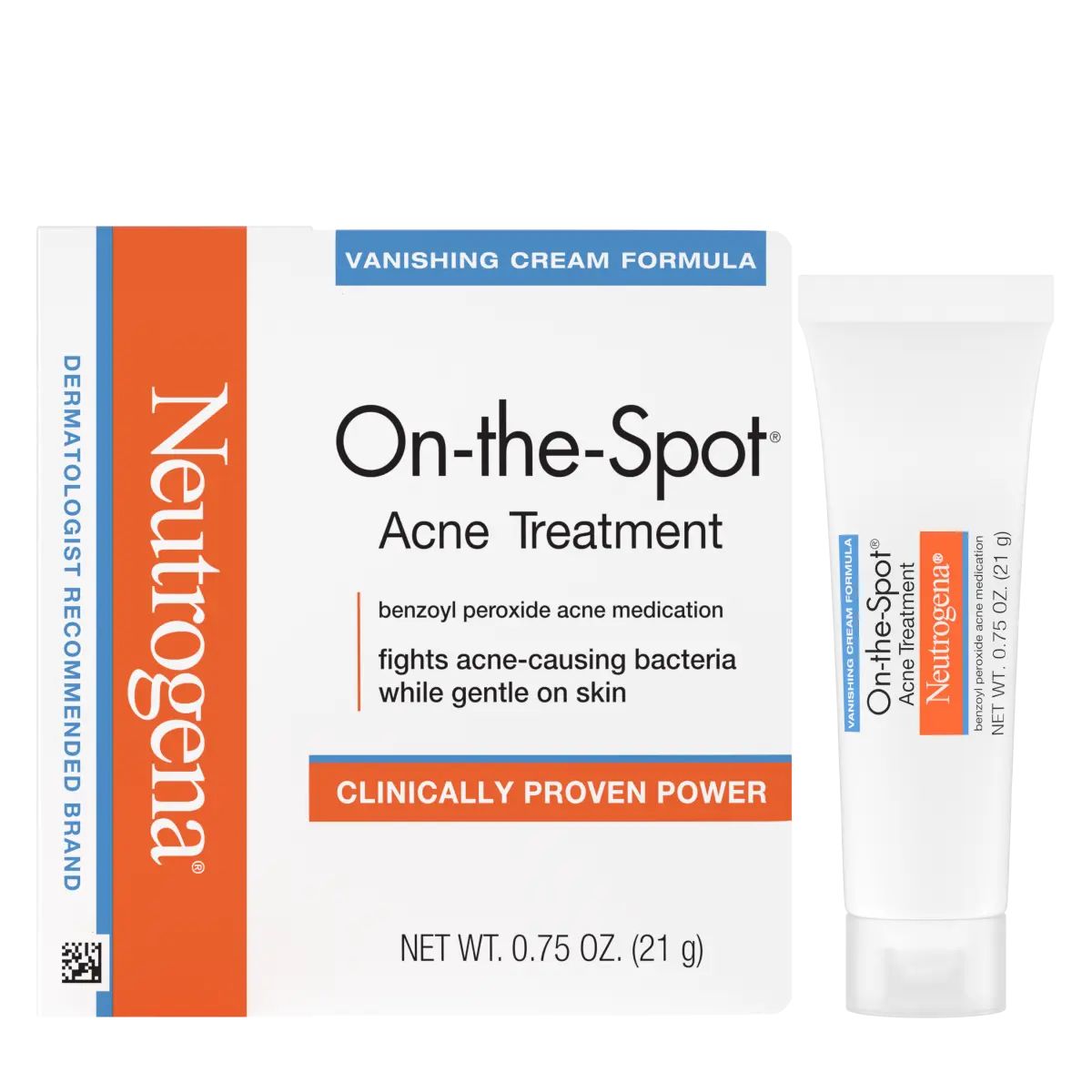 Neutrogena® On-The-Spot Acne Treatment Front of Packaging