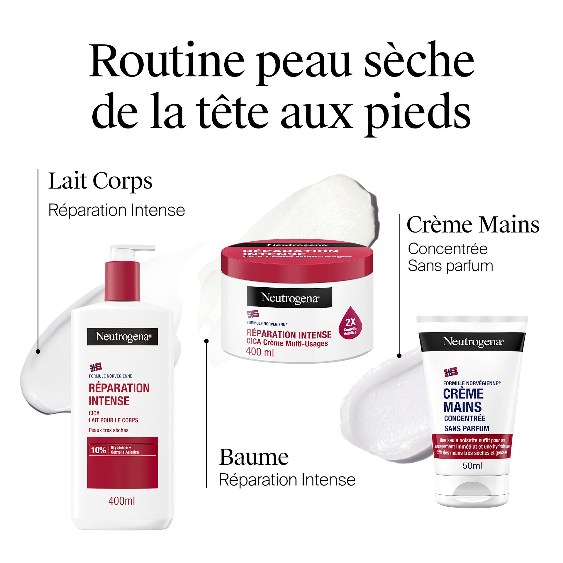 Lait corporel réparation intense 400ml