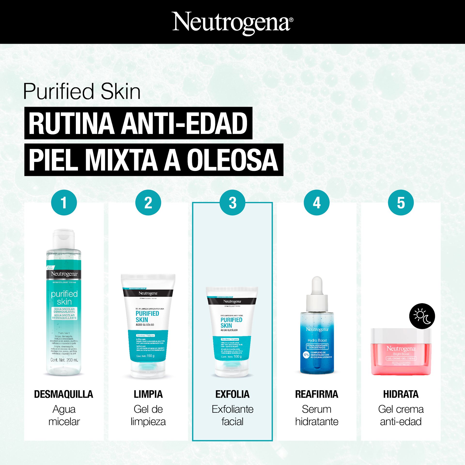 Exfoliante NEUTROGENA® PURIFIED SKIN® x100g - Image 6 - Neutrogena - es-AR