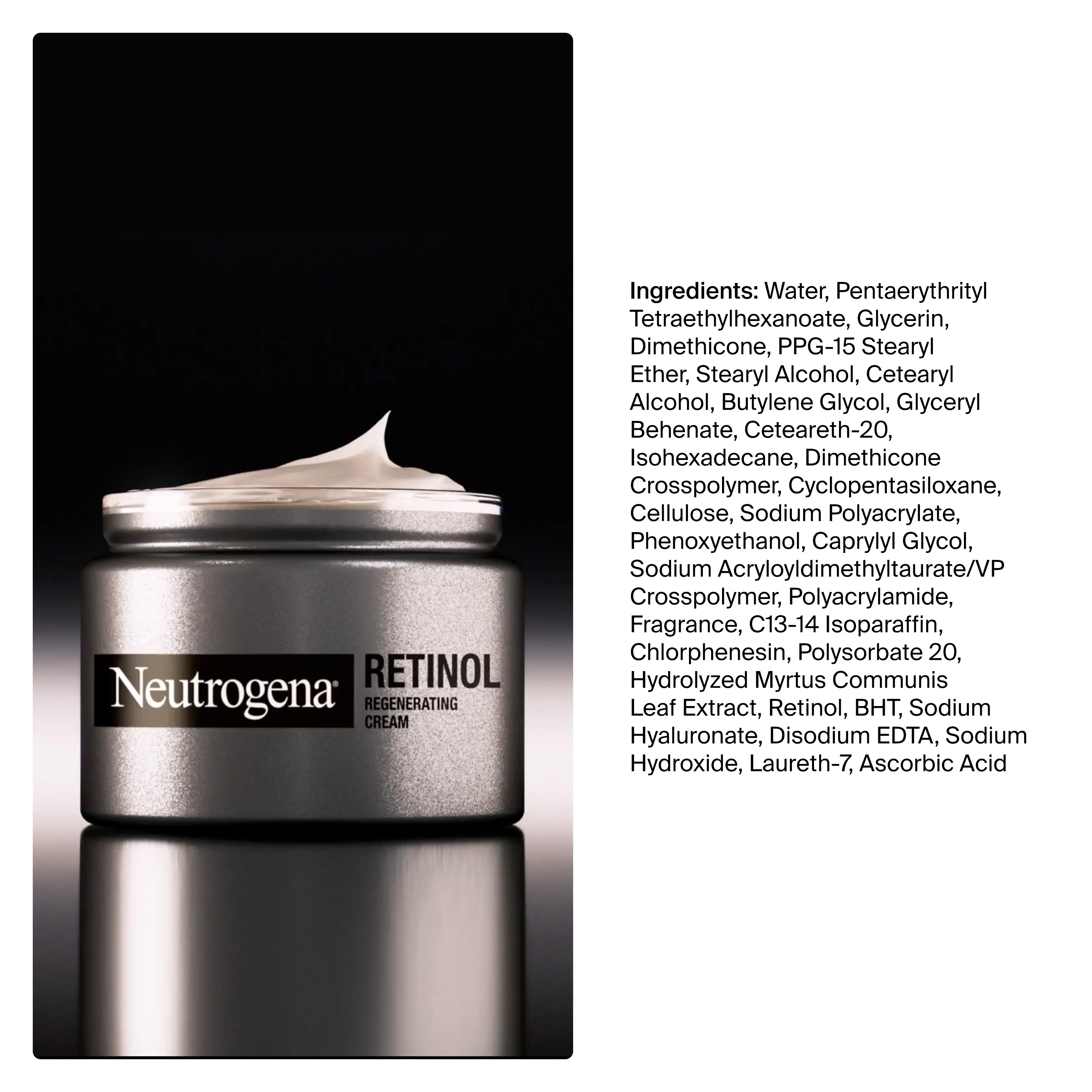 Fragrance Free Anti-Wrinkle Face Cream with Retinol