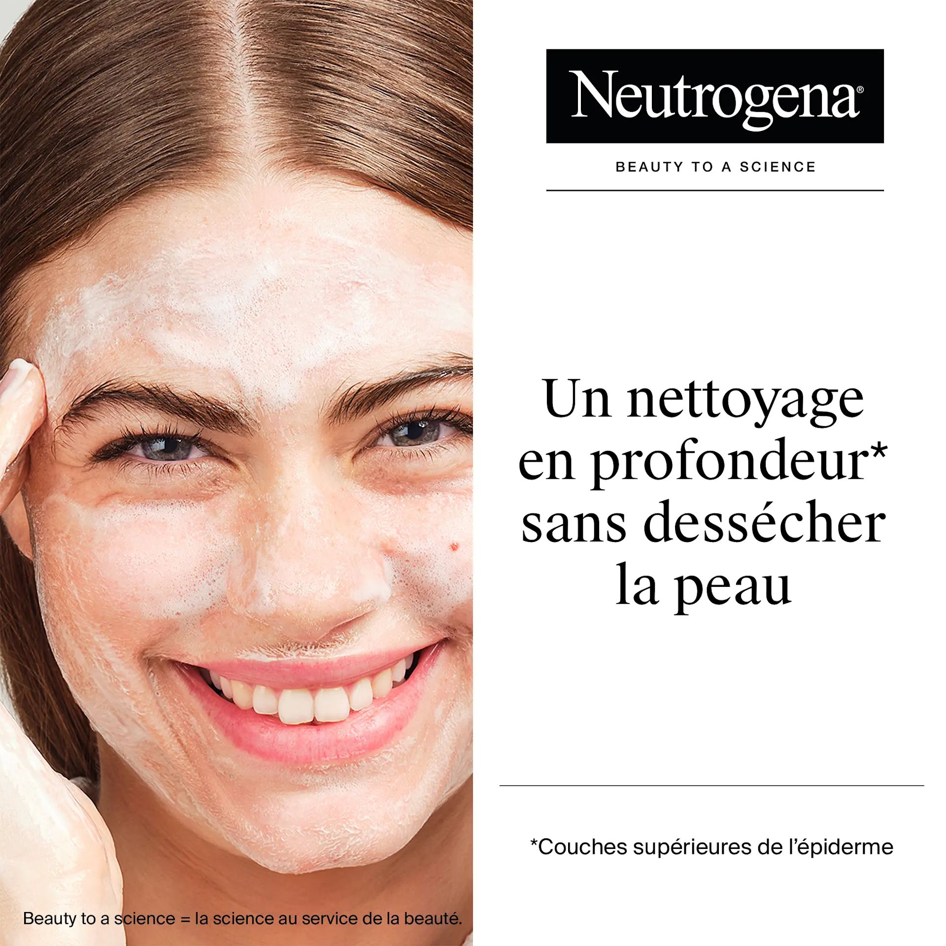 Anti-boutons : 2-en-1 nettoyant et masque