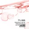 7 % AHA Glykolsäure regt die Zellerneuerung an und hilft, Pickel zu reduzieren. 