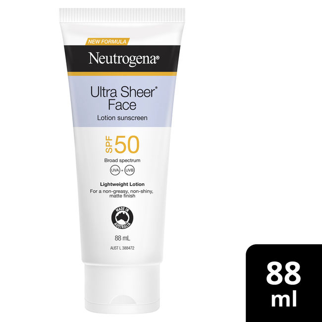 Neutrogena® Ultra Sheer Face Lotion SPF 50 88mL - Image 4 - Neutrogena - en-AU