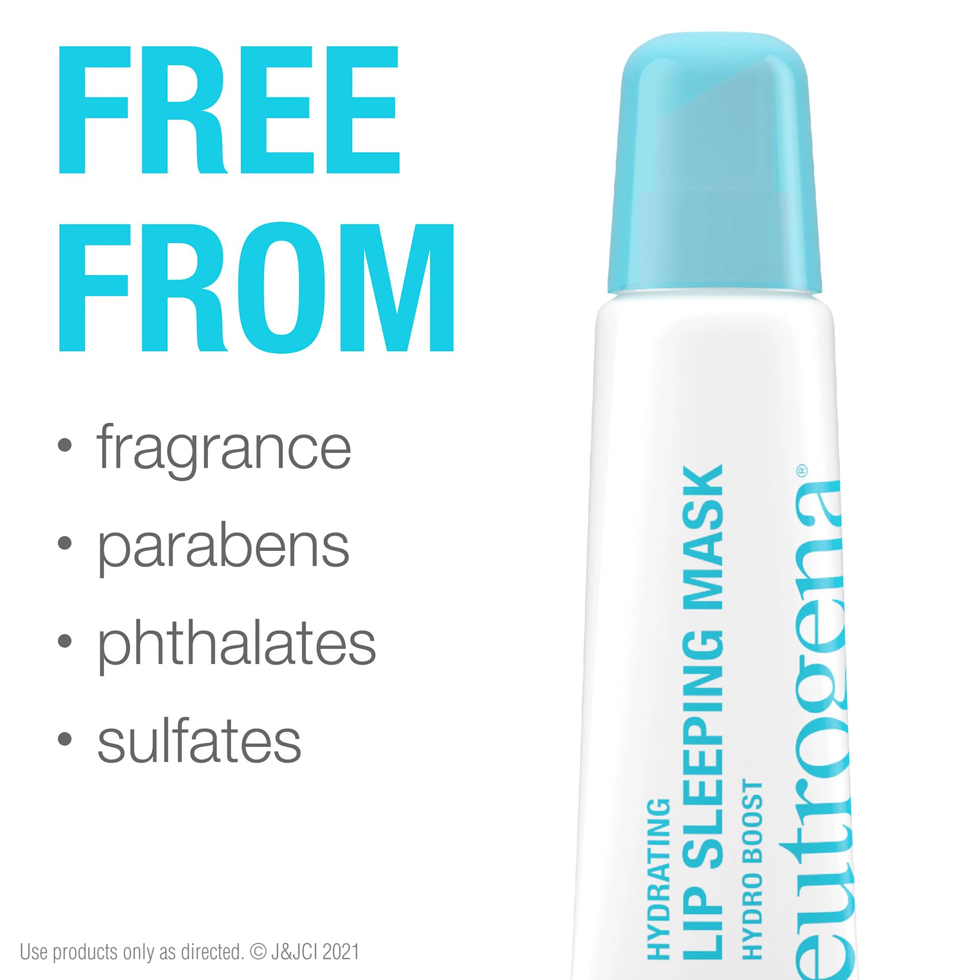 Neutrogena® Makeup Lip Sleeping Mask: Free from fragrance, parabens, phthalates, and sulfates
