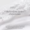 Neutrogena® Evenly Clear™ Acne Cleanser Refreshing foam experience: lightweight gel to foam texture.