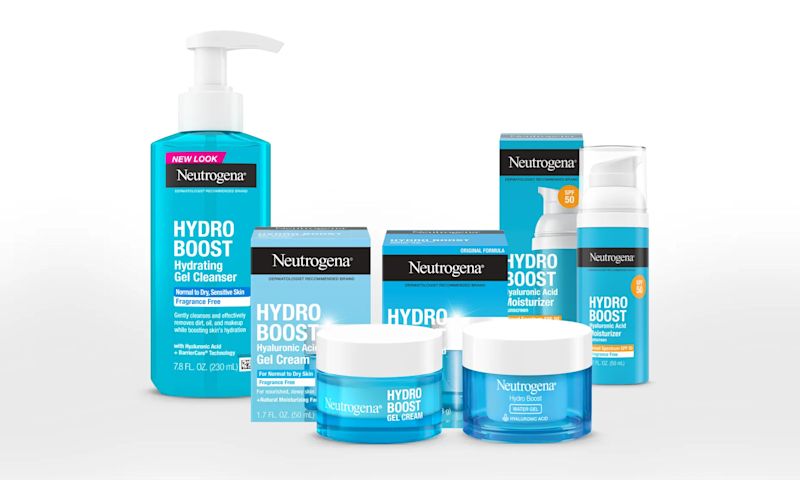Neutrogena® Hydro Boost Product Line and Packaging