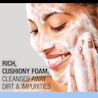 Woman applying Neutrogena® rich cushiony foam cleanser that removes dirt and impurities