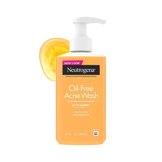 Neutrogena® Oil-Free Acne Wash Front of Pack