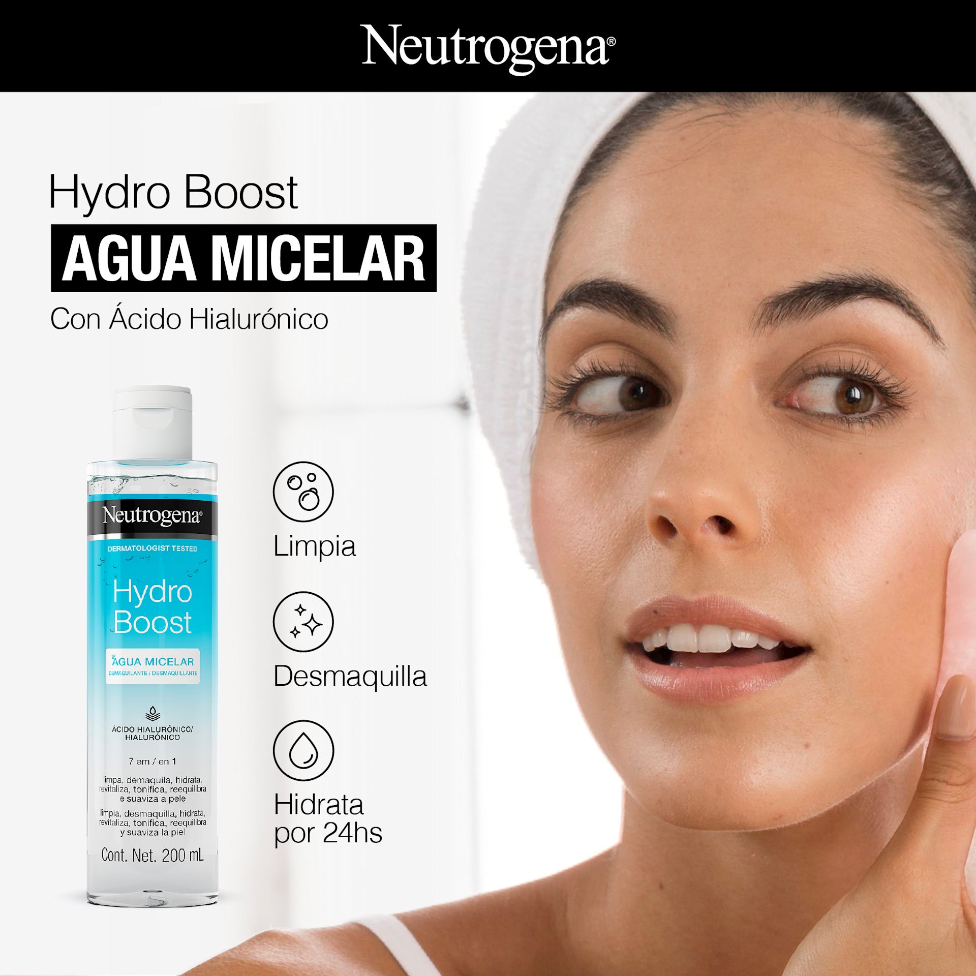 NEUTROGENA® HYDRO BOOST® Agua Micelar - Image 2 - Neutrogena - es-AR