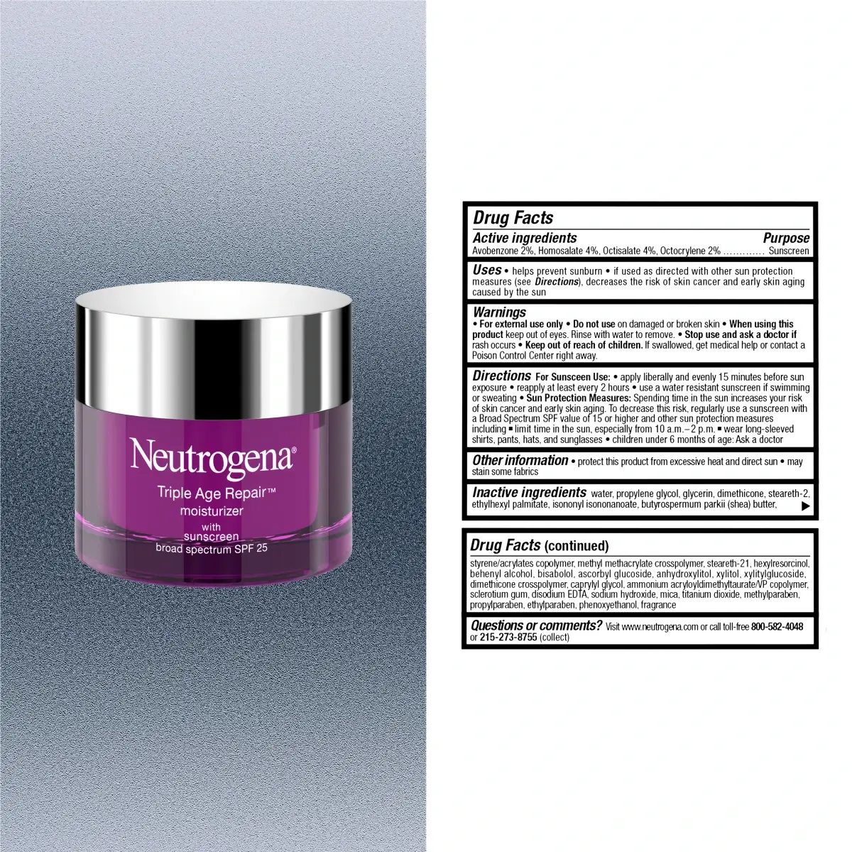Triple Age Repair Anti-Wrinkle Moisturizer with SPF 25
