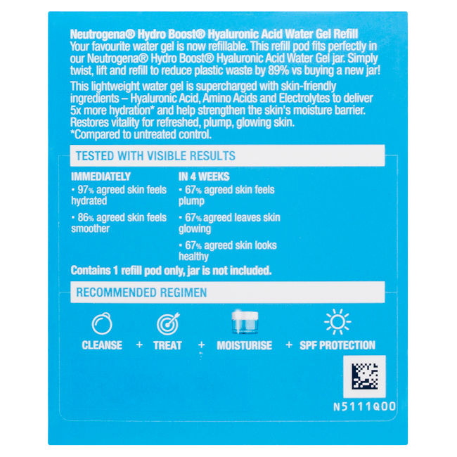Neutrogena® Hydro Boost Hyaluronic Acid Water Gel Refill - Image 4 - Neutrogena - en-AU
