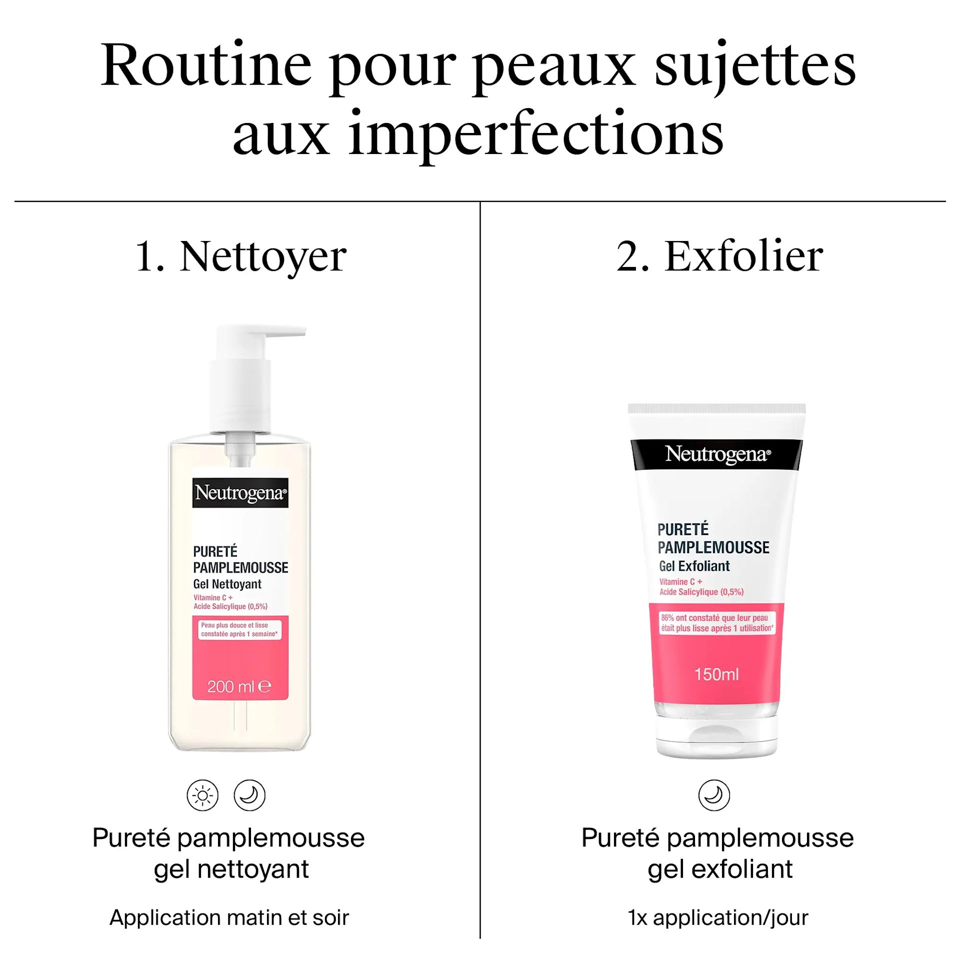 Pureté Pamplemousse : gel exfoliant