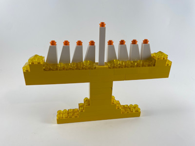 Photograph of LEGO creation "All that Glitters is Gold"