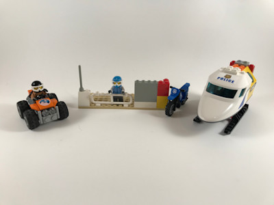 Photograph of LEGO creation "3D Mega Chase"