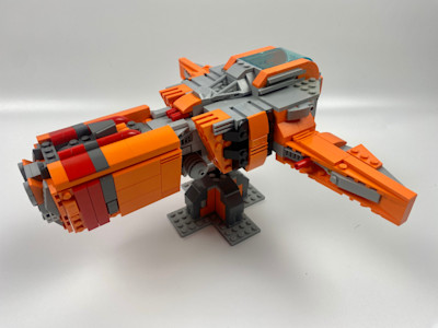 Photograph of LEGO creation "Orange Transport"