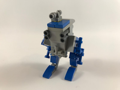 Photograph of LEGO creation "Joe Namuth"