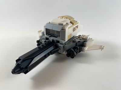Photograph of LEGO creation "Sand People Chief's Ride"