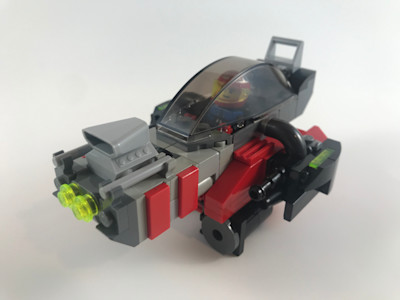 Photograph of LEGO creation "Micro Racing Pod"