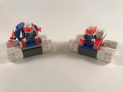 Photograph of LEGO creation "Ice Planet Super Rovers"