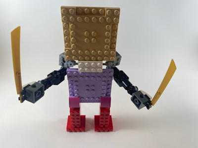Photograph of LEGO creation "Ninja Robot"
