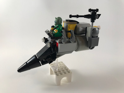 Photograph of LEGO creation "Wasp Fighter"