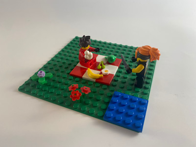 Photograph of LEGO creation "The Ninjago Picnic"