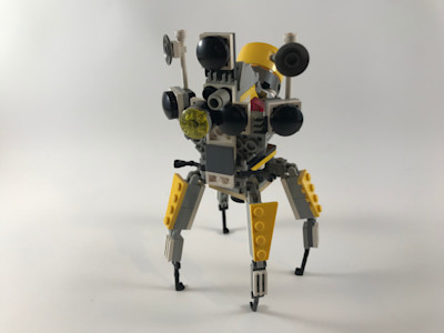 Photograph of LEGO creation "Evil Robot"