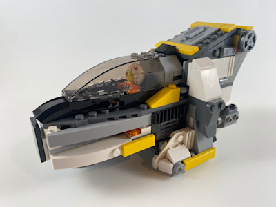 Photograph of LEGO creation "Rebel Recon Shuttle"