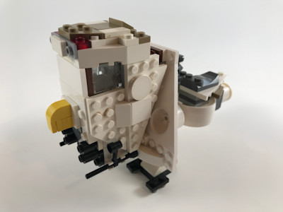 Photograph of LEGO creation "Chicken Ship"