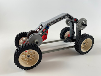 Photograph of LEGO creation "Techno Mechno Car"