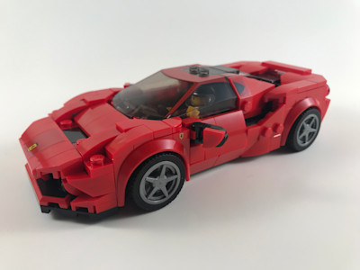 Photograph of LEGO creation "Ferrari F8 Tributo"