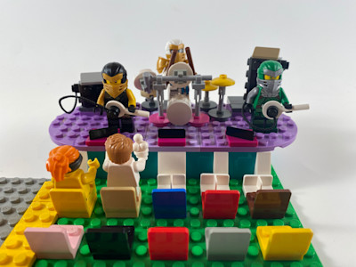 Photograph of LEGO creation "The Ninjago City Cavaliers"