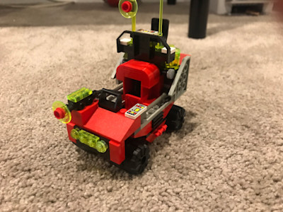 Photograph of LEGO creation "Magnatron Sedan"